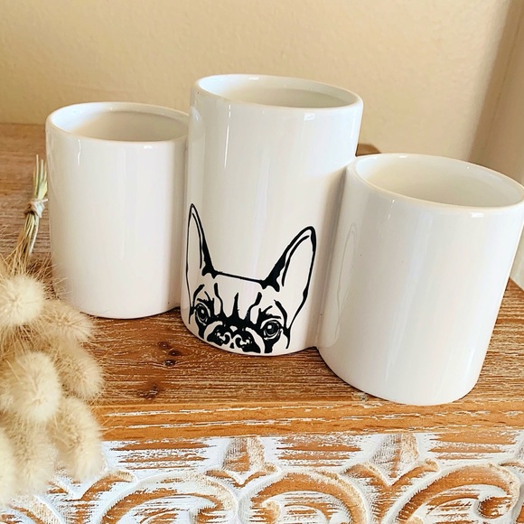 Other - French Bulldog Makeup Brush Holder